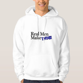 Moletom Com Capuz Os homens reais fazem gêmeos (b)
