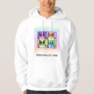 Moletom Com Capuz Os Hoodies, suam - o gato do pop art
