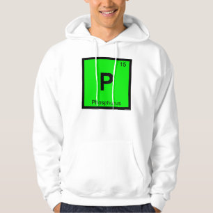 Moletom Com Capuz P - Química do Fósforo Símbolo da Tabela Periódica