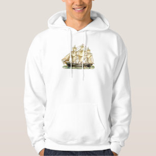 Moletom Com Capuz PAI USS - Vintage Tall Ship