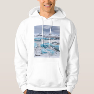 Moletom Com Capuz Paisagem de gelo glaciar, Islândia