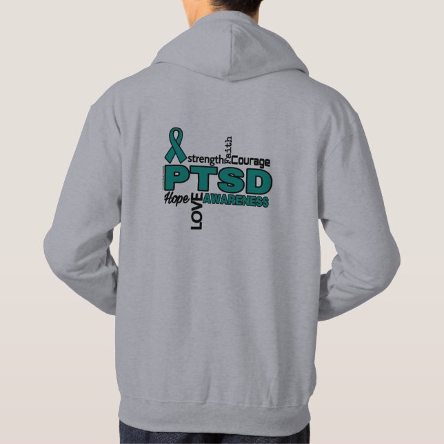Moletom Com Capuz Palavras… PTSD (Verso)