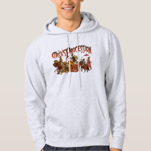 Moletom Com Capuz Palhaços e Cavalos de Circo Vintage