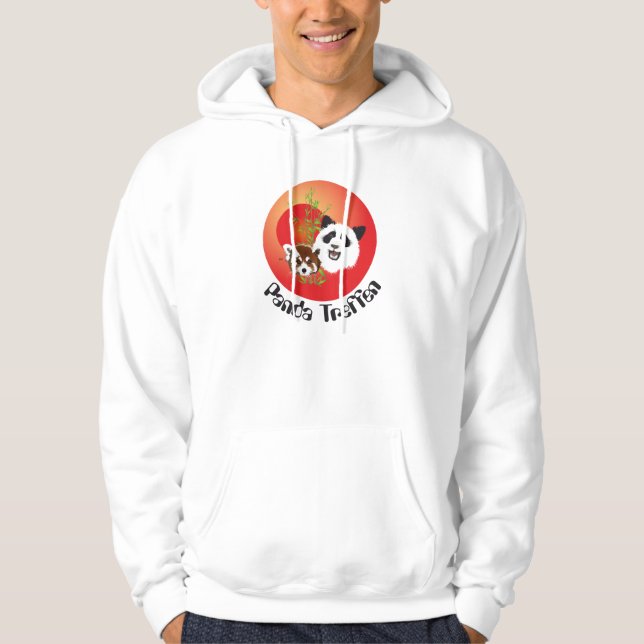 Moletom Com Capuz Panda encontro - Shirt (Frente)