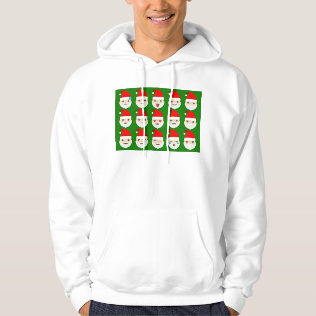 Moletom Com Capuz papais noeis emoji emoticons (Frente)