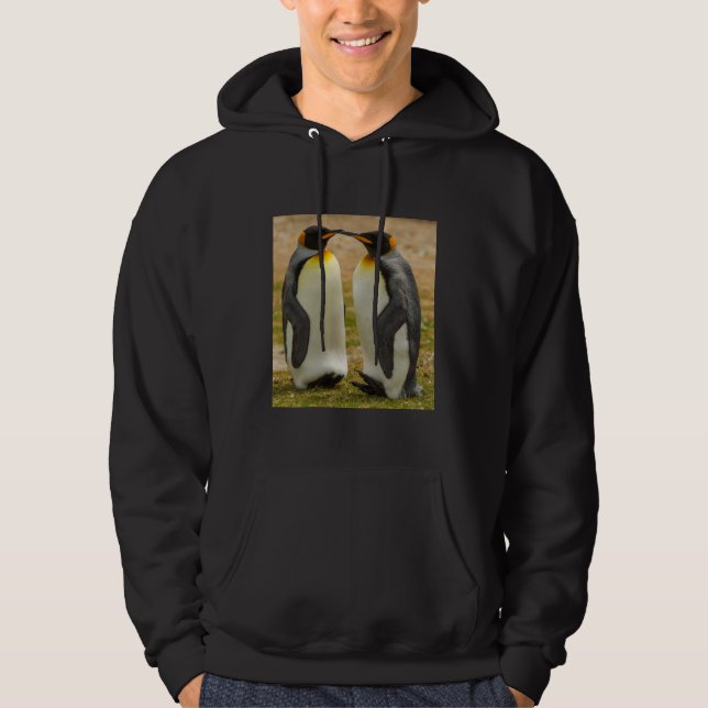Moletom Com Capuz Par de pinguins-imperadores, Ilhas Falkland (Frente)