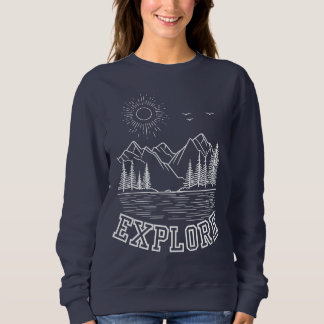 Moletom com capuz para aventuras ao ar livre