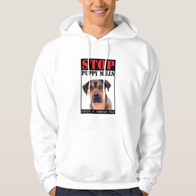 Moletom Com Capuz PARE moinhos do filhote de cachorro (Frente)