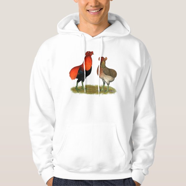 Moletom Com Capuz Pares do vermelho de Araucana (Frente)