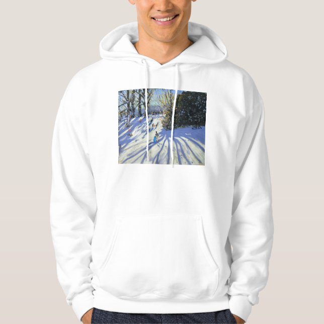 Moletom Com Capuz Parque adiantado de Darley da neve (Frente)