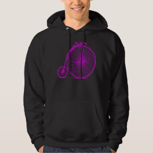 Moletom Com Capuz Penny Farthing - Magenta