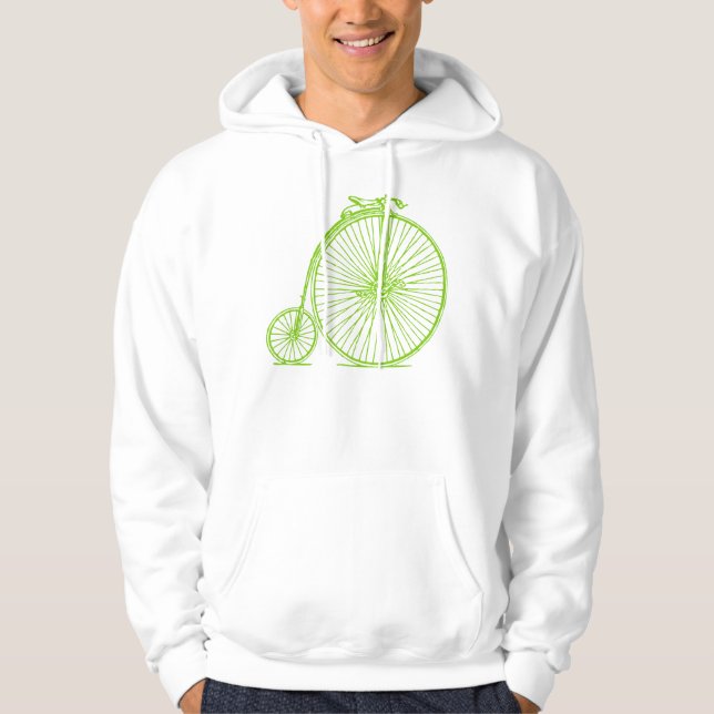 Moletom Com Capuz Penny Farthing - Verde Martiano (Frente)