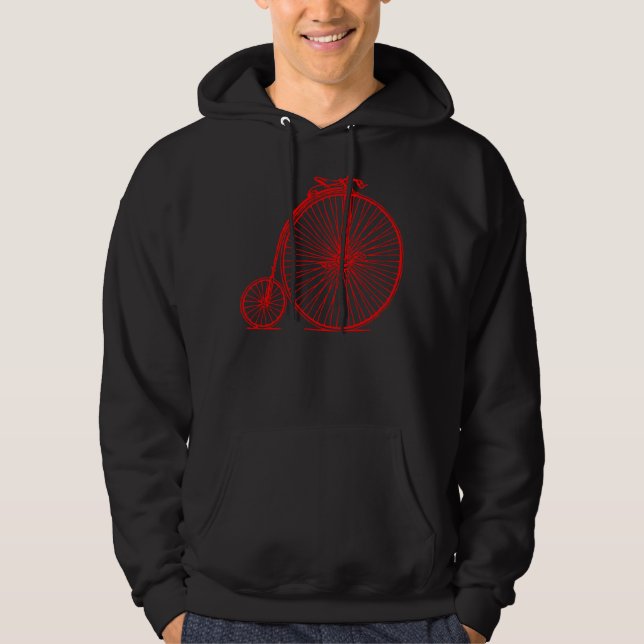 Moletom Com Capuz Penny Farthing - Vermelho (Frente)