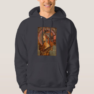 Moletom Com Capuz Perfil de senhoras bonito - Mucha