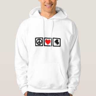 Moletom Com Capuz Piano do amor da paz