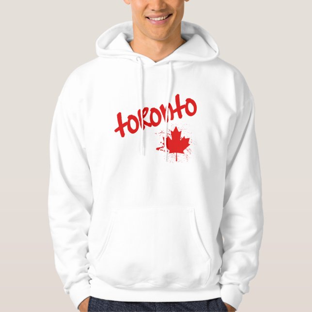 Moletom Com Capuz Pichações de Toronto (Frente)