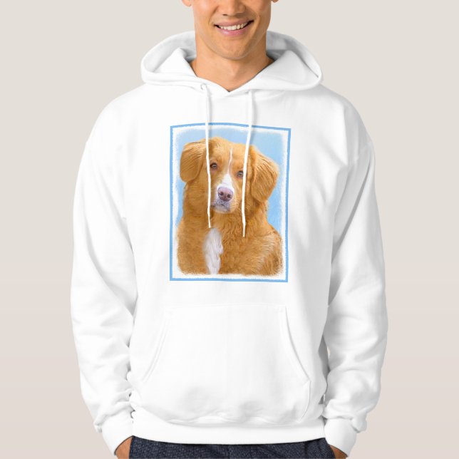 Moletom Com Capuz Pintura de Cachorro de Retriever com Tolerância a  (Frente)