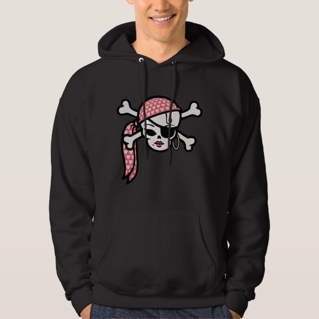 Moletom Com Capuz Pirata glamoroso (Frente)