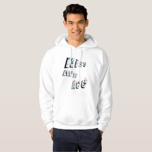 Moletom Com Capuz Poker Beija Meu Ás, Engraçado Mens Brancos