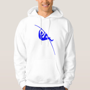 Moletom Com Capuz Pole Vaulting - Azul