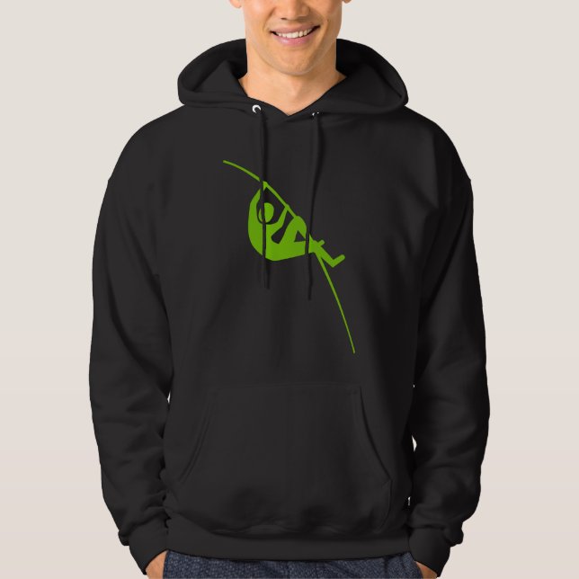 Moletom Com Capuz Pole Vaulting - Verde marciano (Frente)