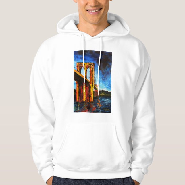 Moletom Com Capuz Ponte de Brooklyn a Utopia 2009 (Frente)