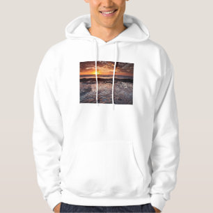 Moletom Com Capuz Pôr do sol na praia, Califórnia