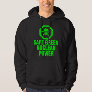 Moletom Com Capuz Potência nuclear verde seguro