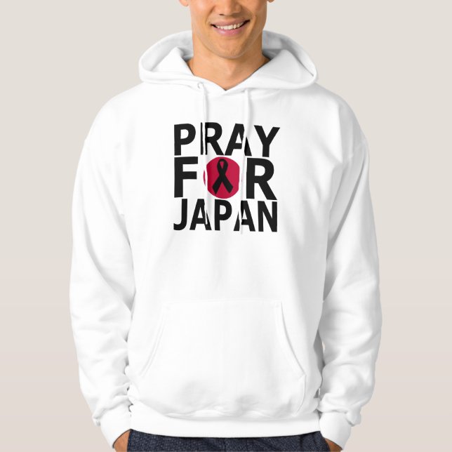 Moletom Com Capuz Pray para o Hoodie de Japão (Frente)