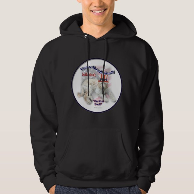 Moletom Com Capuz Presentes de Goldendoodle (Frente)