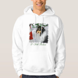 Moletom Com Capuz Presentes de Natal de Collie Rough Rough Tricolor