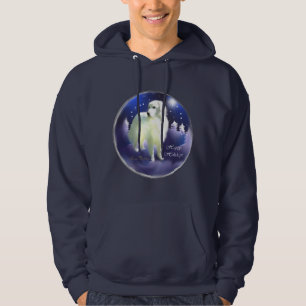 Moletom Com Capuz Presentes do Natal de grandes Pyrenees