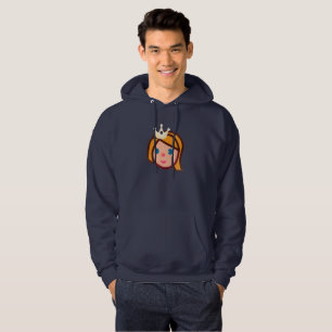 Moletom Com Capuz princesa emoji mens capuz