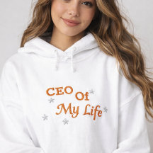 CEO da Minha Vida Bordado Motivacional