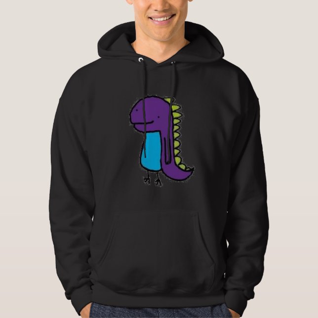 Moletom Com Capuz purpledino (Frente)