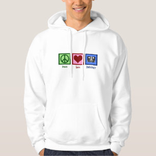 Moletom Com Capuz Radiologia do amor da paz