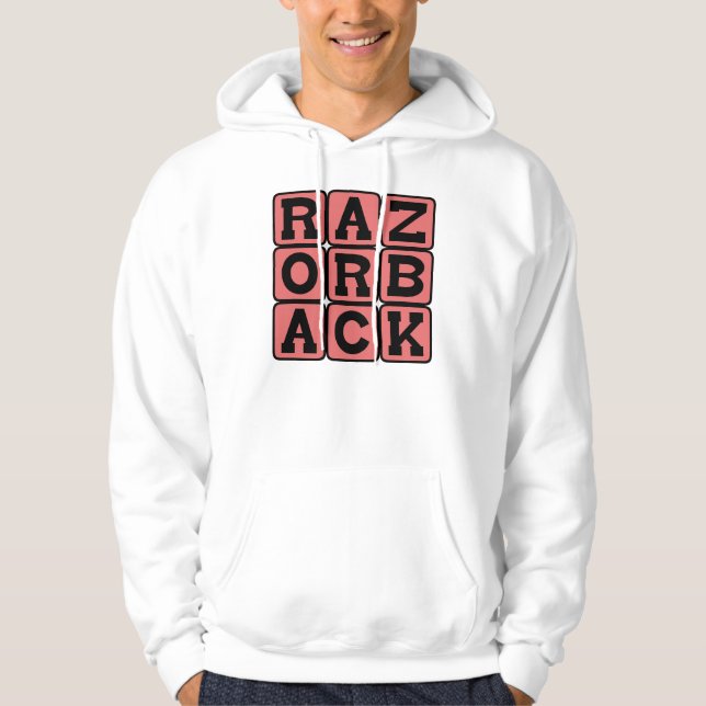 Moletom Com Capuz Razorback, Javali (Frente)