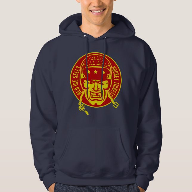 Moletom Com Capuz Red Ice Vende Hoodie De Bilhetes De Hóquei (Frente)