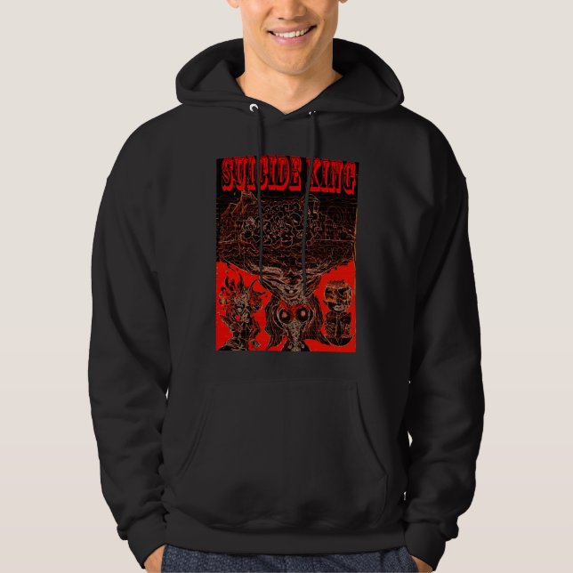 MOLETOM COM CAPUZ REI HOODY DO SUICÍDIO (Frente)