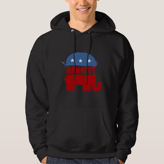 Moletom Com Capuz Republicanos para Hannity (Frente)