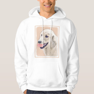 Moletom Com Capuz Retriever ouro com pintura de cachorro de Tênis