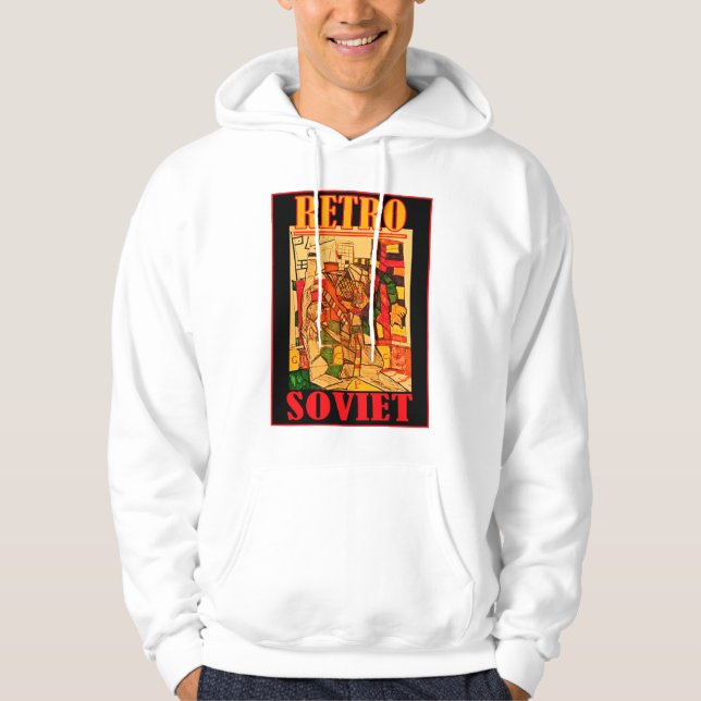MOLETOM COM CAPUZ RETRO SOVIÉTICO (Frente)