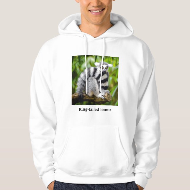Moletom Com Capuz Ring-tailed lemur (Frente)