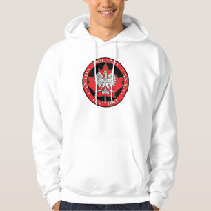 Moletom Com Capuz Round Polônia Canada Leaf