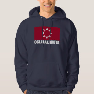 Moletom Com Capuz Roupa da bandeira de Oglala Lakota