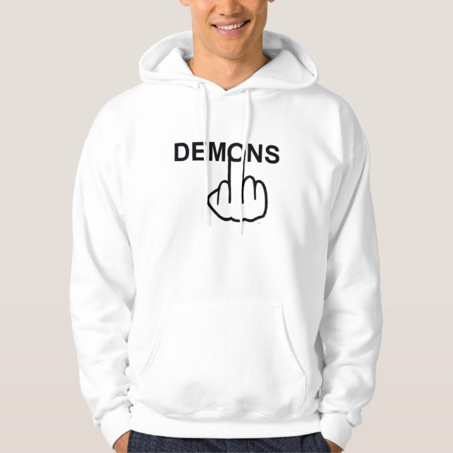Moletom Com Capuz Sacudir de demônios Hoodie (Frente)