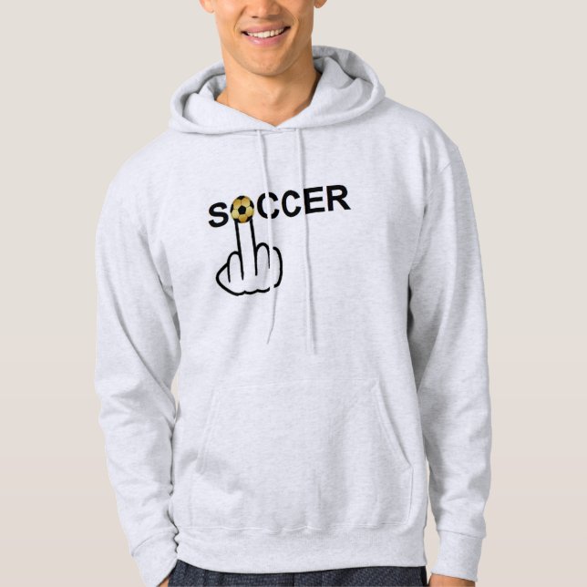 Moletom Com Capuz Sacudir de futebol Hoodie (Frente)