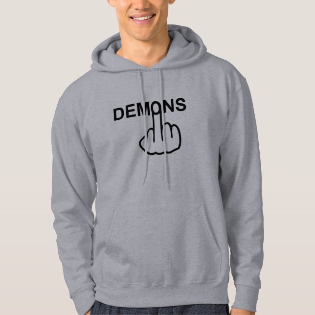 Moletom Com Capuz Sacudir dos demónios do Hoodie (Frente)
