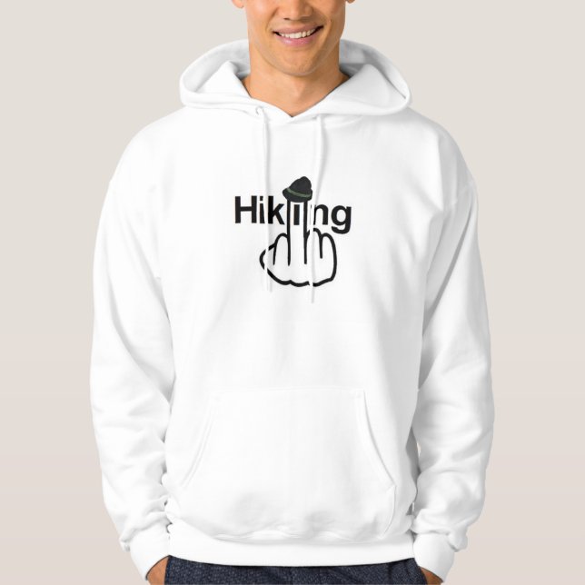 Moletom Com Capuz Sacudir Hoodie Hiking (Frente)