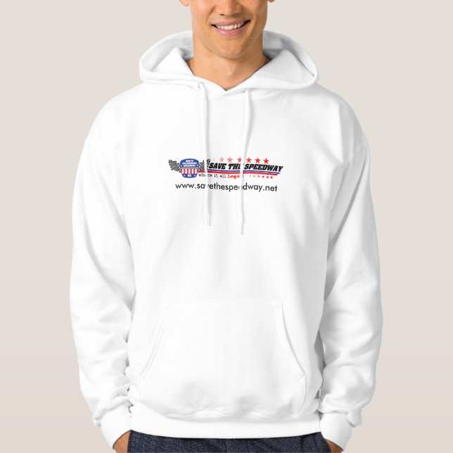Moletom Com Capuz Salvar o Hoodie da bandeira do estrada (Frente)